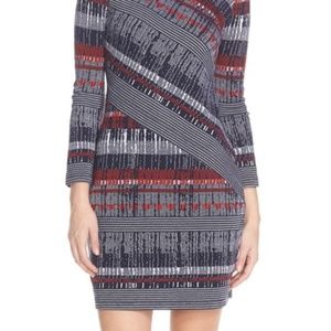 BCBG MaxAzria Verena Asymmetrical Design Dress